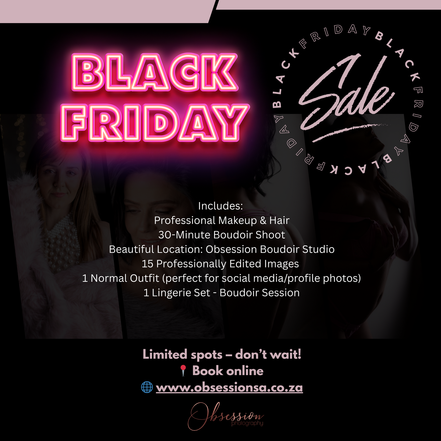 BLACK FRIDAY FLASH SALE – MINI BOUDOIR PHOTOGRAPHY