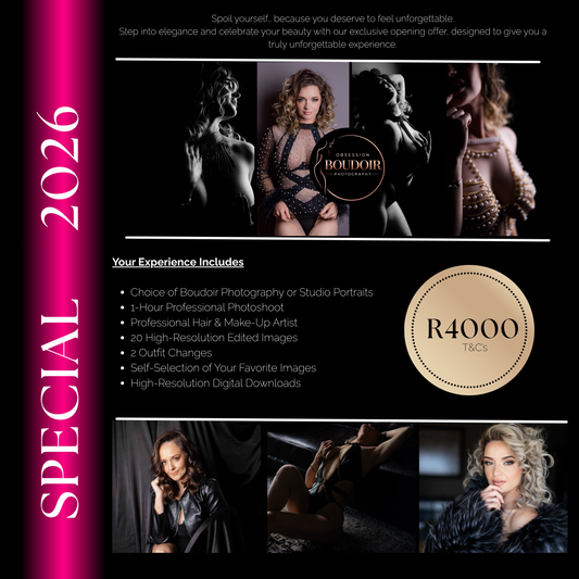 2026 Obsession Special | Boudoir or High Fashion  Photoshoot